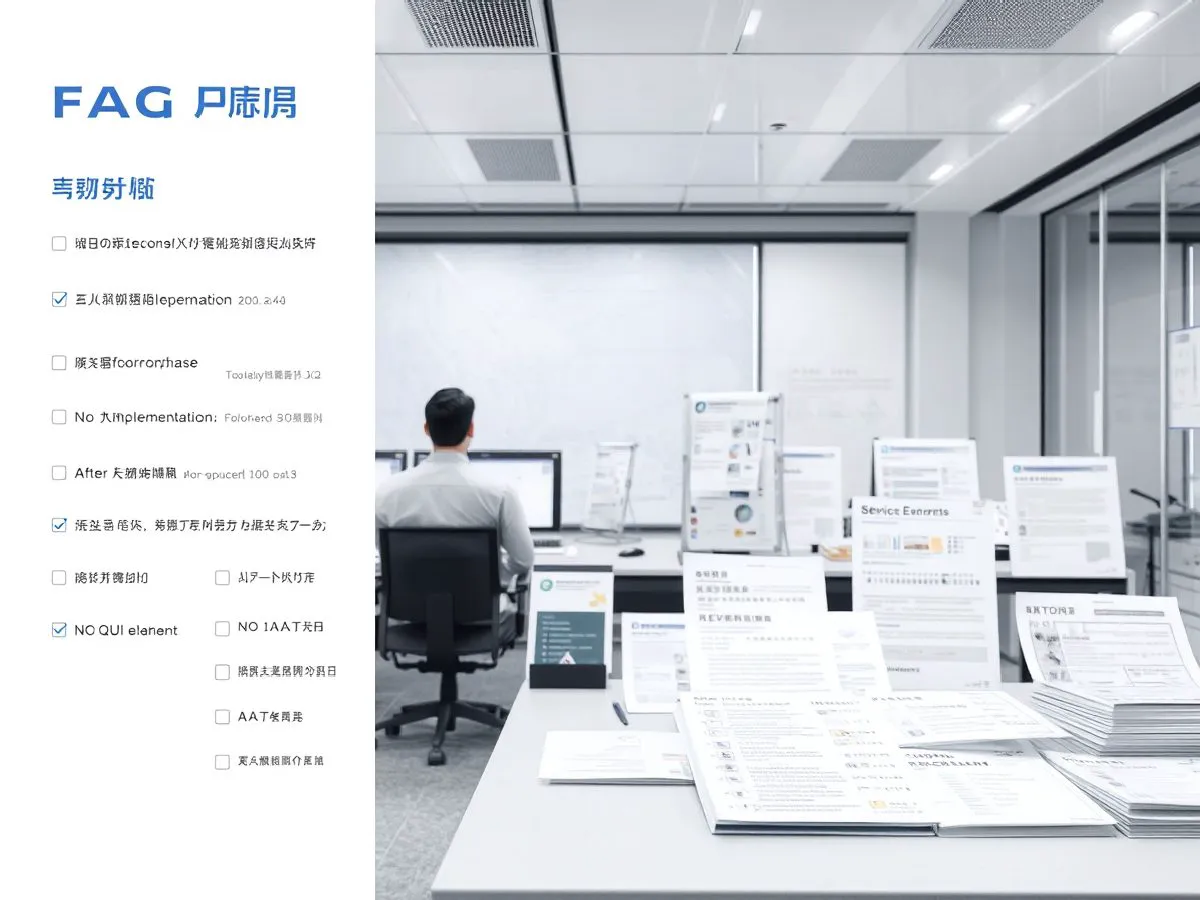 优科格常见问题页面布局示意图